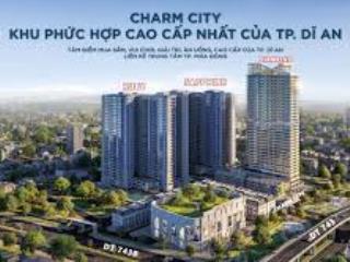 Bán căn hộ charm city 2pn 2wc full nội thất đẹp view hồ bơi giá chỉ 2,58 tỷ sổ sẵn công chứng ngay