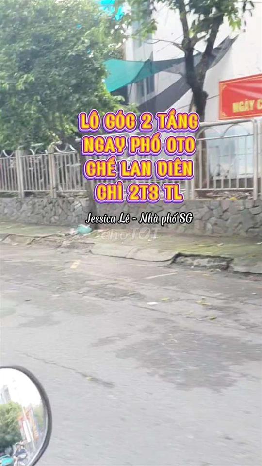 LÔ GÓC THOÁNG, 2 TẦNG NGAY PHỐ OTO CHẾ LAN VIÊN