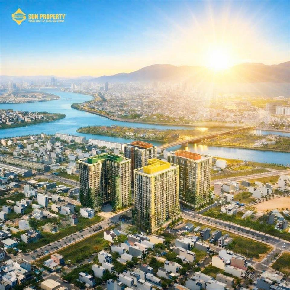 Căn 1pn+ 48m2, tầng 12,hướng đông nam, dự án fours tower đà nẵng, trung tâm hòa xuân,5phut ra biển