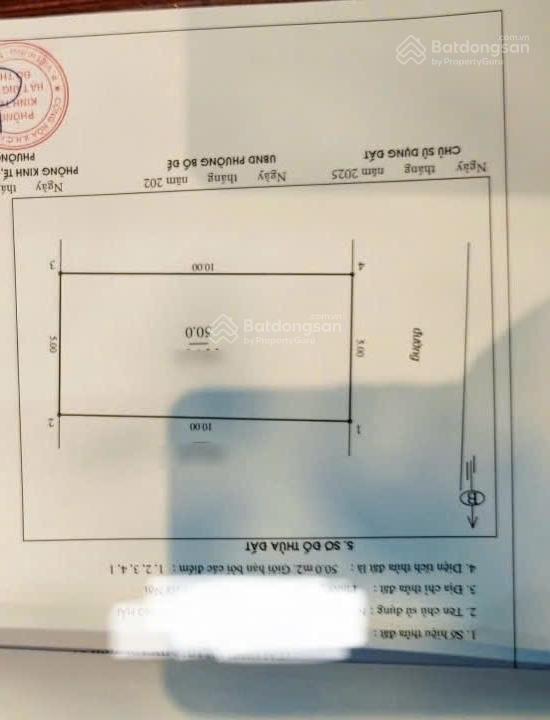 Chủ cần tiền bán gấp hàng hiếm tđc ngọc thụy, không có mảnh thứ 2 50m, mặt tiền 5m, thoán