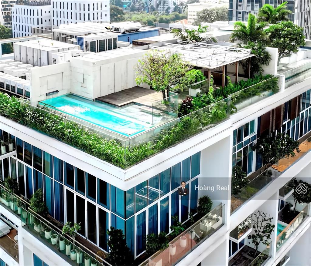 Căn penthouse đẳng cấp & tầm view đẹp dự án  dt 625m²  kết cấu 3 tầng  sổ riêng  full nt