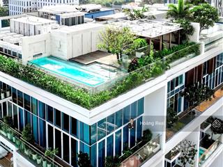 Căn penthouse đẳng cấp & tầm view đẹp nhất dự án  dt 625m2  kết cấu 3 tầng  sổ riêng  full nt