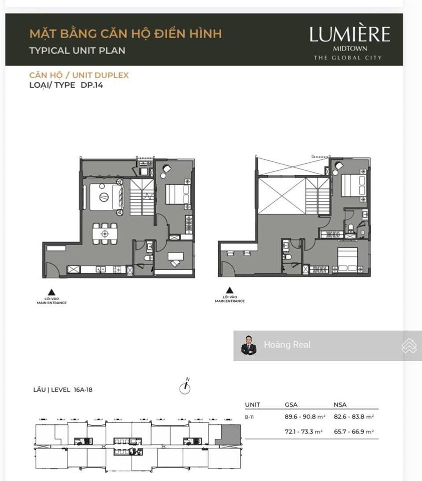 Chính chủ  kẹt tiền bán gấp 2pn tại lumiere midtown  diện tích 76,4m2 view trung tâm thương mại
