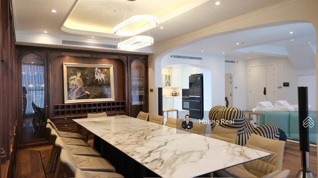 Duy nhất! căn penthouse 3 tầng  460m2  bàn giao full nội thất cao cấp  view ôm trọn thanh đa