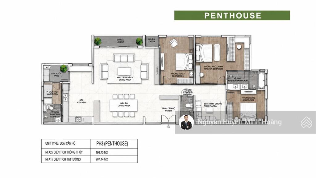 Căn penthouse 207,14m2, đơn giá chỉ từ 80tr/m2, 10% kí hđmb, 30% nhận nhà, thanh toán giãn 5 năm