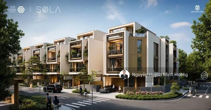Suất ngoại giao ck 18% biệt thự sola compound 3 mặt sông tại the global city.  trực tiếp cđt