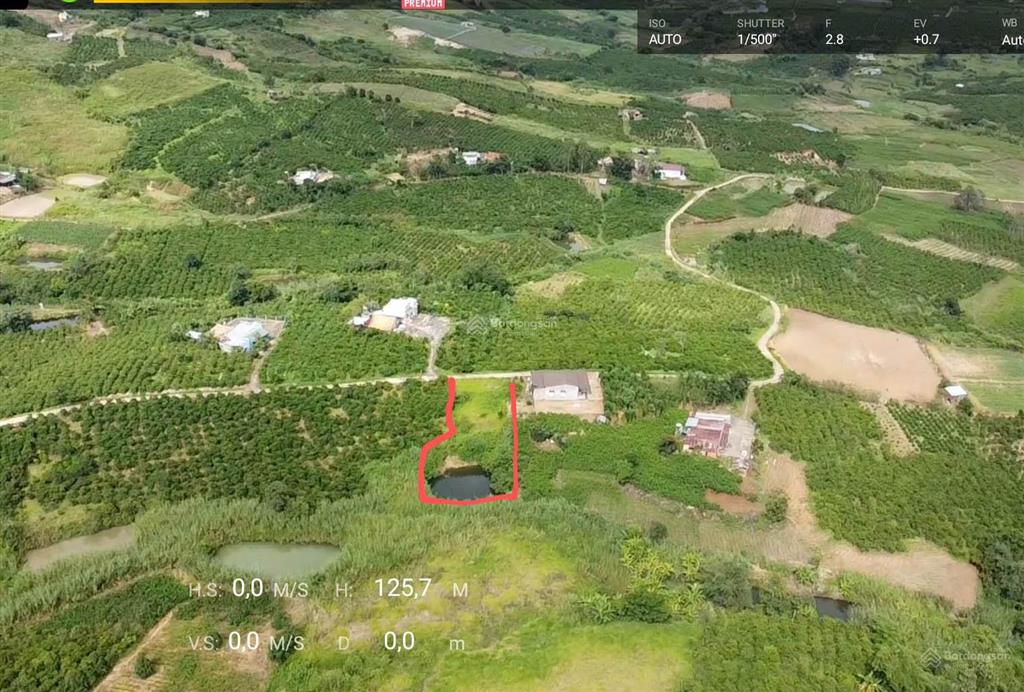 Bán đất 1.670m2 đất vườn có 200m2 thổ cư tại tân hà, lâm hà, lâm đồng, giá chỉ 870tr