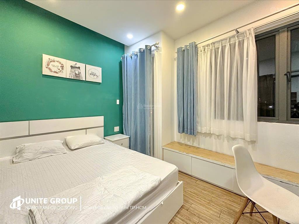 Căn hộ 1 phòng ngủ bancon trục đường bến vân đồn siêu đẹp, gần cầu khánh hội, calmette