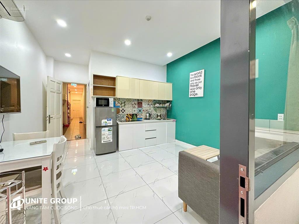 Căn hộ 1 phòng ngủ bancon trục đường bến vân đồn siêu đẹp, gần cầu khánh hội, calmette