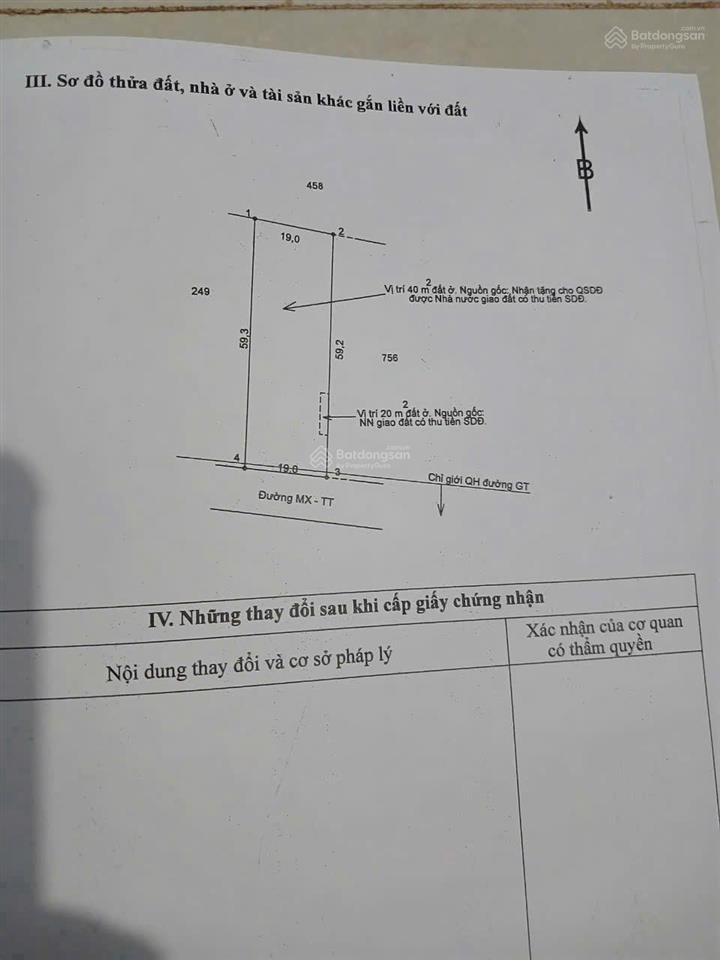 Bán đất đẹp mặt tiền mỹ xuân tóc tiên dt 19x60 giá 6,2 tỷ