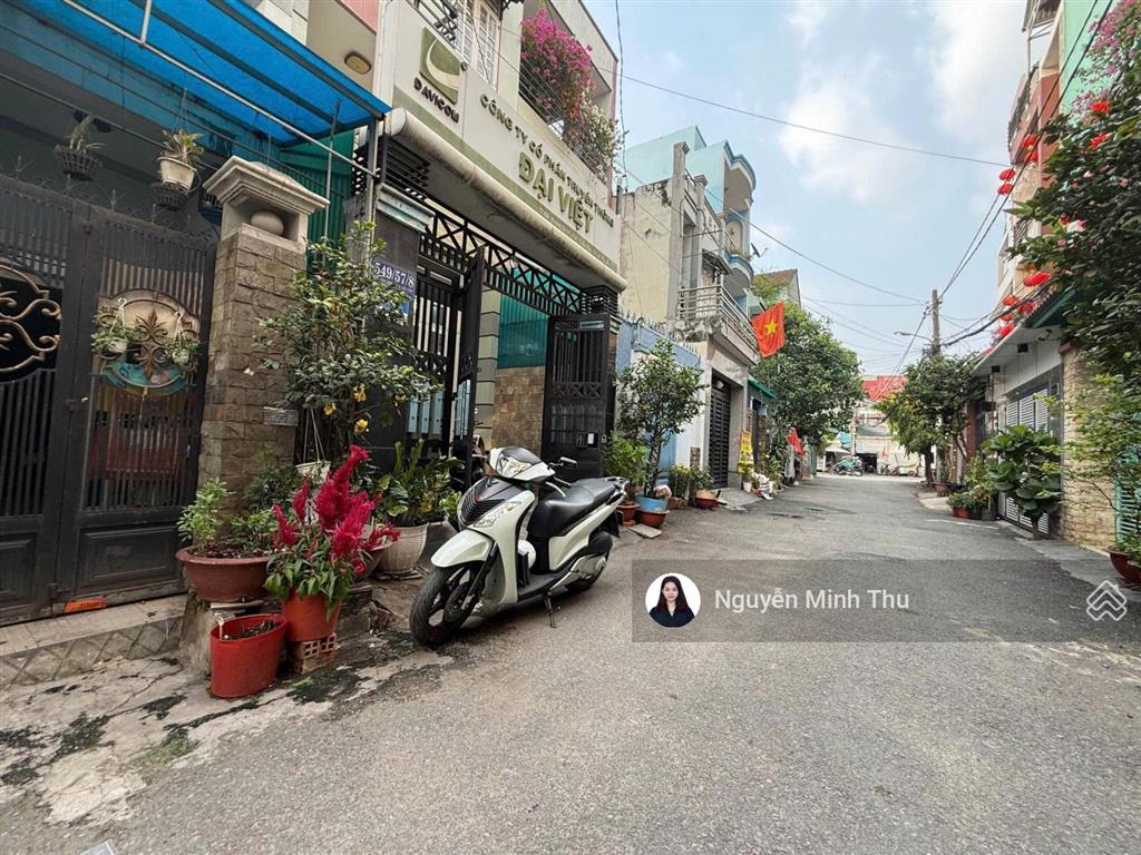 Hẻm 6m thông, lê văn thọ, 5x15m, 4 tầng, gò vấp, nhỉnh 8 tỷ