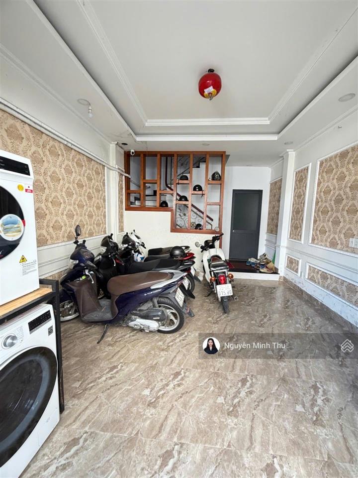 Hẻm xe hơi đậu cửa, 4x13, 4 tầng, 7 pn, huỳnh văn nghệ, gò vấp, nhỉnh 6 tỷ