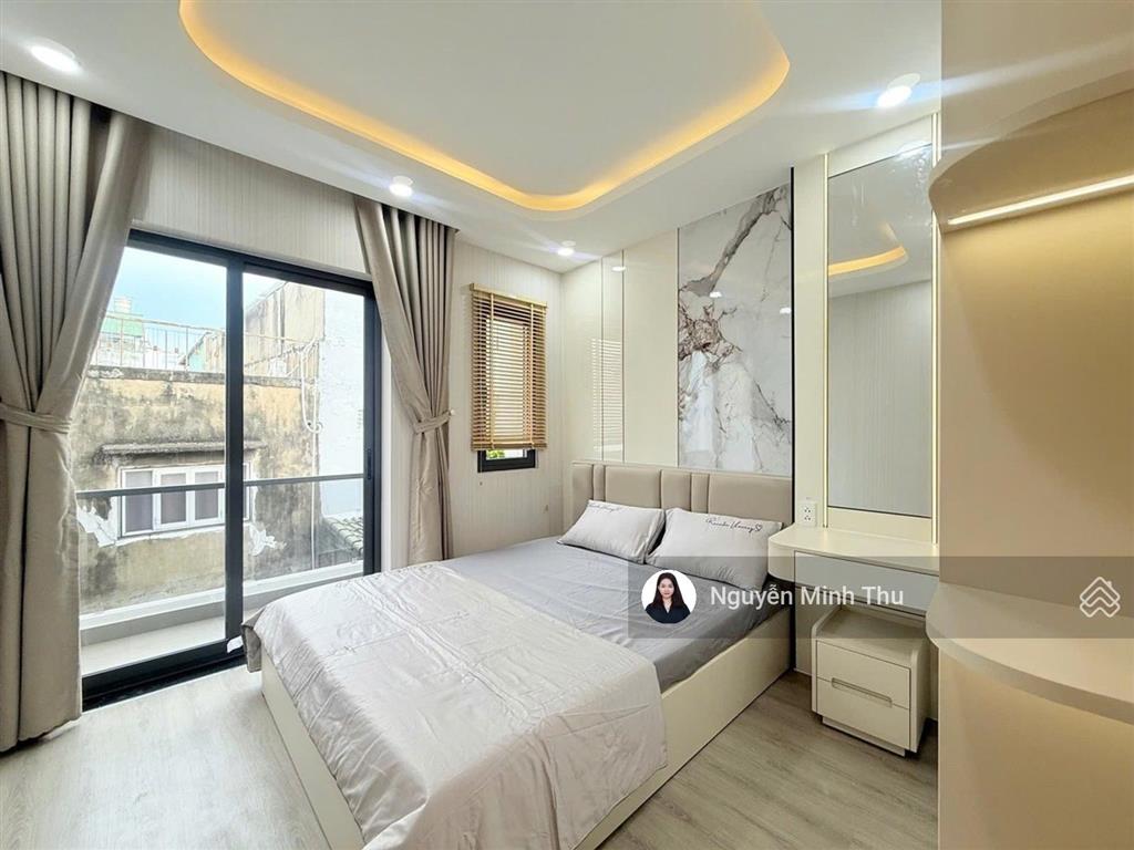 Hẻm xe hơi thông, phan văn trị, 4x10, 4 tầng, hơn 6 tỷ tl