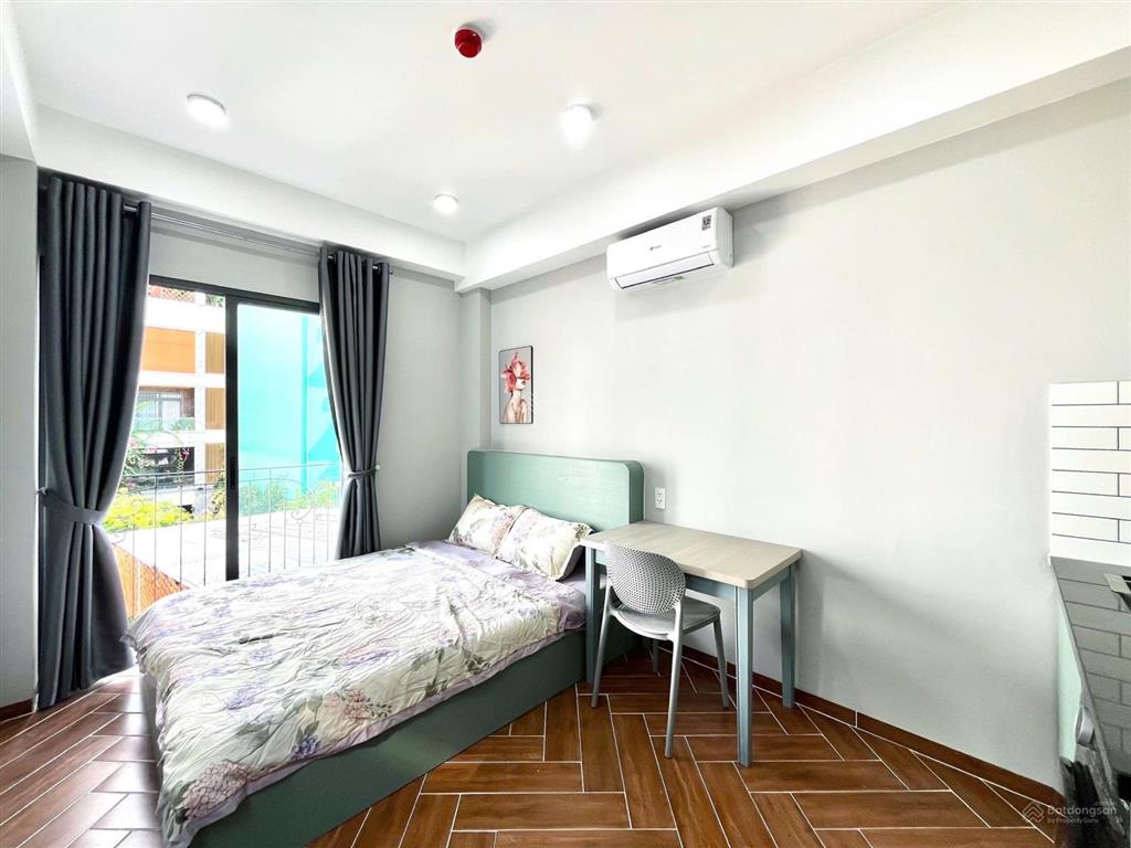 Căn hộ studio ban công full nội thất cao cấp máy giặt riêng đường số 77 tân quy, gần lotte mart q7