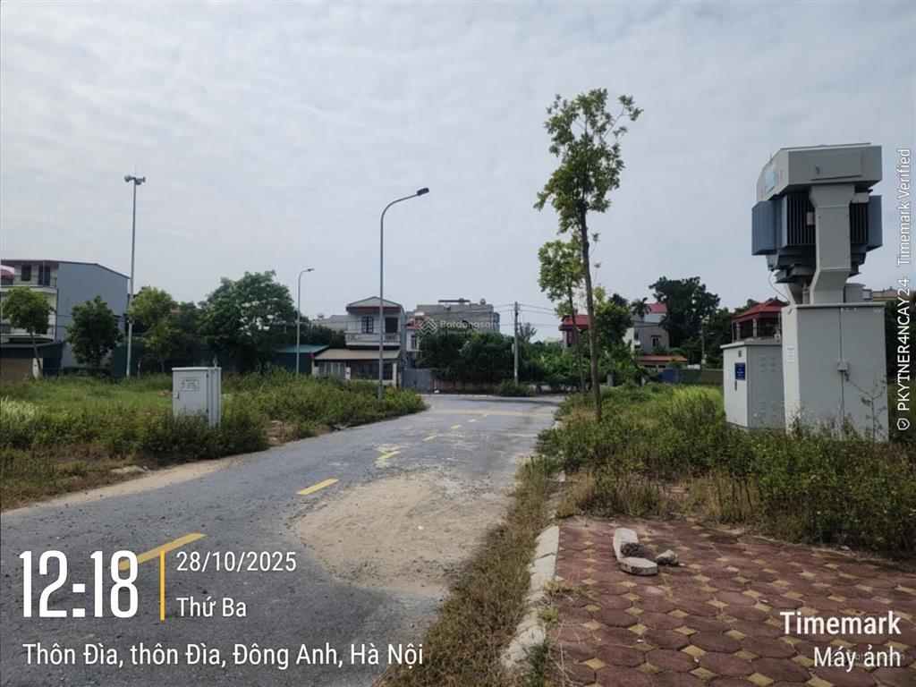 Bán mảnh đất phân lô ô tô vỉa hè 5m, đường 14m, khu đầu giá thôn đìa 90m, mặt tiền 5m