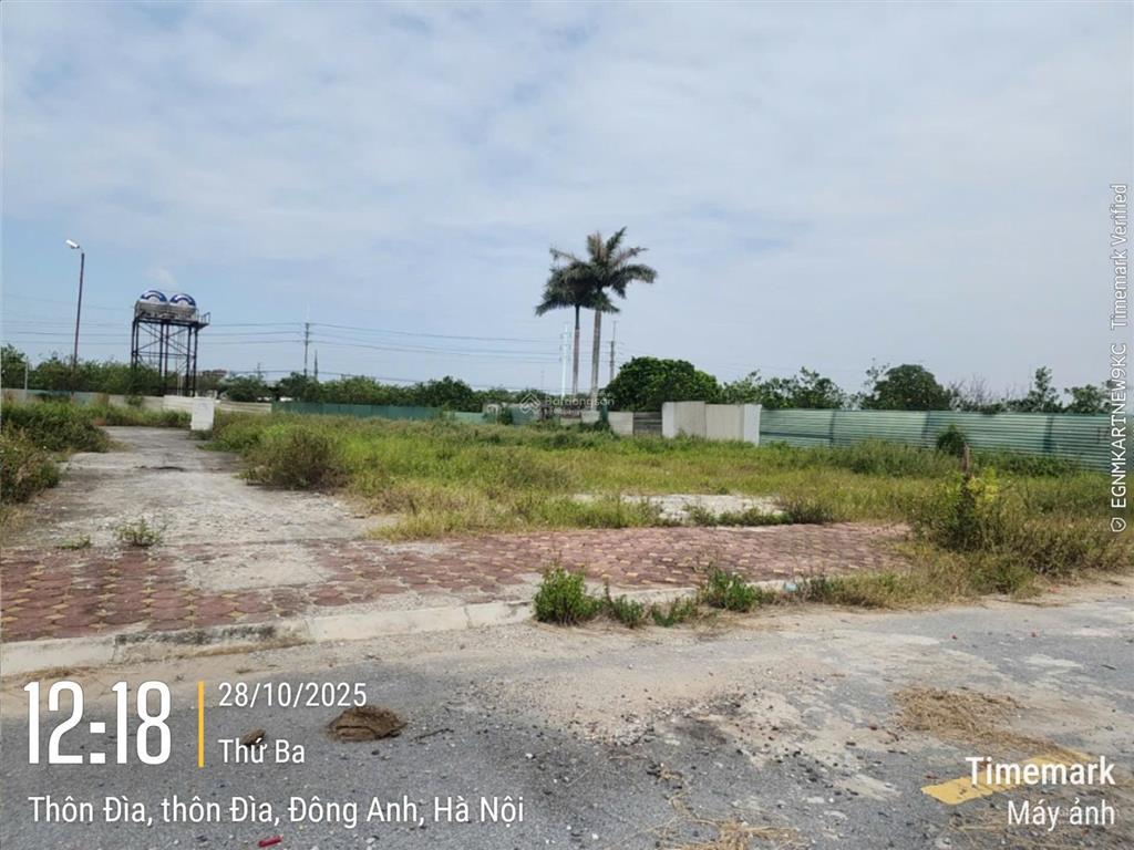 Bán mảnh đất phân lô ô tô vỉa hè 5m, đường 14m, khu đầu giá thôn đìa 90m, mặt tiền 5m