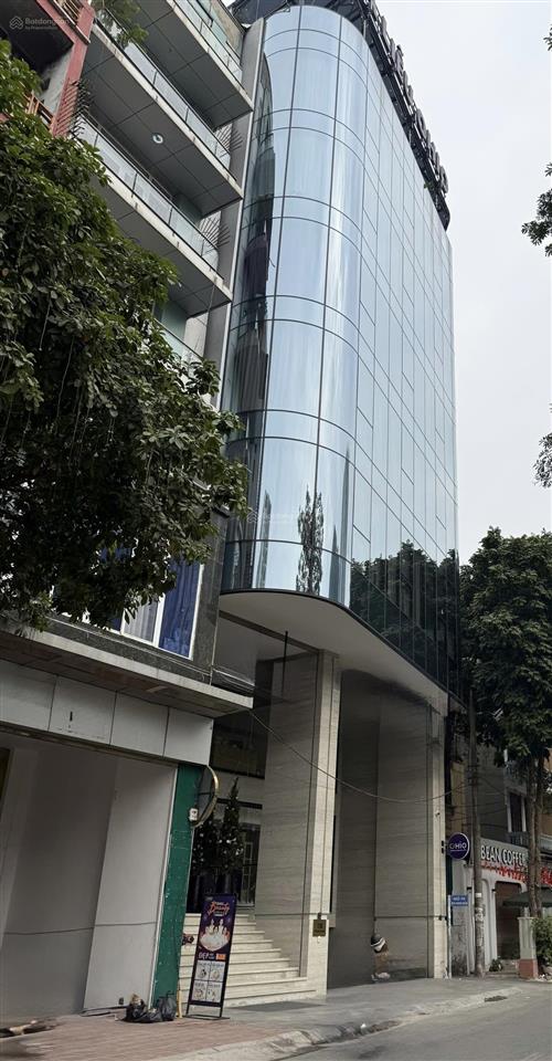 Bán toà văn phòng 10 tầng thái hà thái thịnh đống đa 134m2 mặt tiền 7m zá 96 tỷ gara ôtô kinh doanh