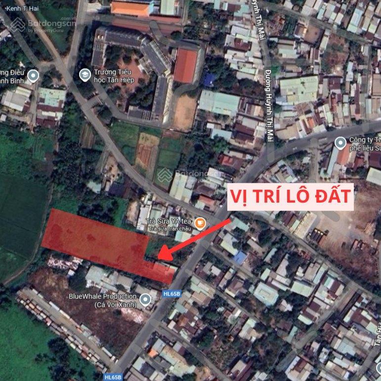 Ngay vinhomes hóc môn đất 2 mặt tiền 2368m2, có 1.368m2 full thổ cư mt dương công khi, hóc môn