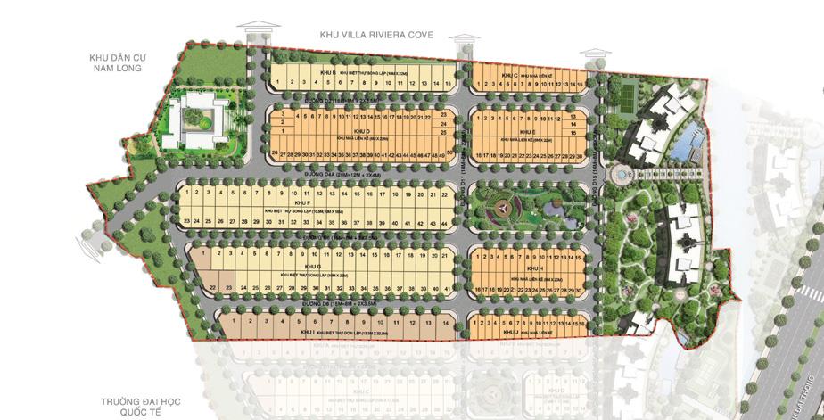 Bán đất biệt thự 10m x 20m, đường trước nhà 15m, khu dân cư hiện hữu ngay liên phường