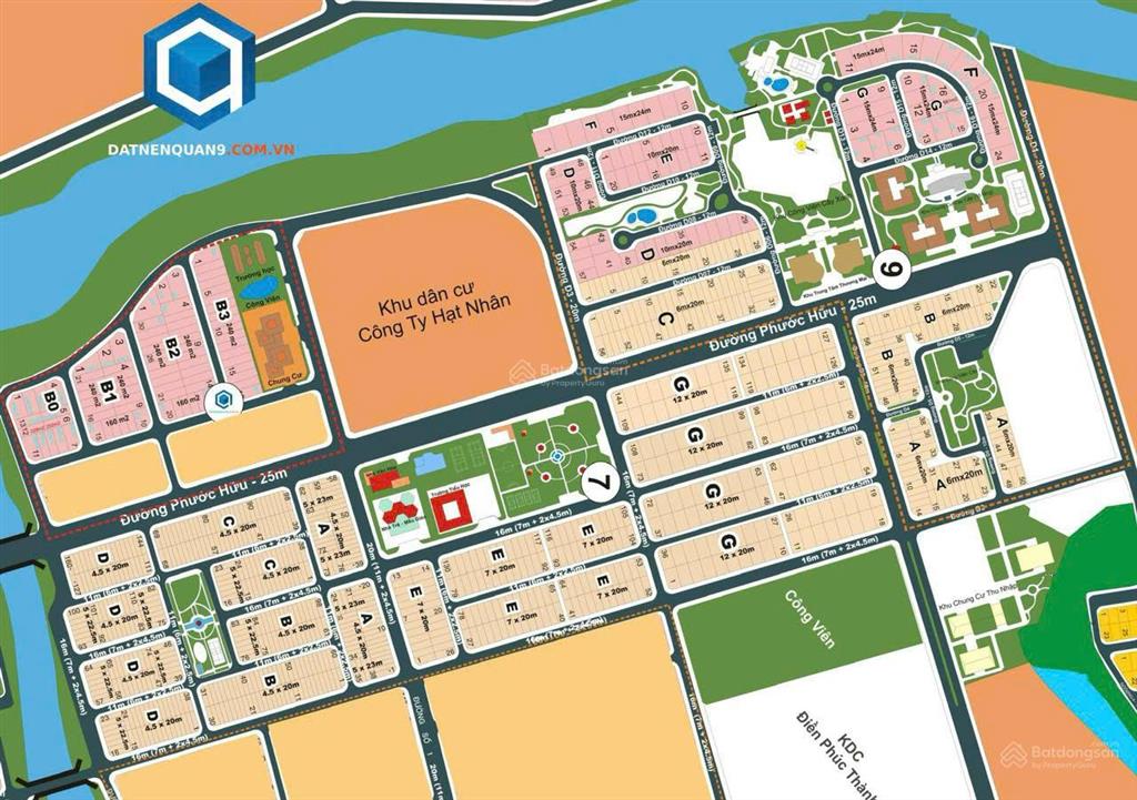 Bán đất đường d5 khu dân cư nam long phường phước long b quận 9 cũ