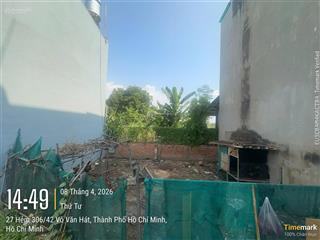 Bán đất võ văn hát ngang 8m cực đẹp phường long trường quận 9 cũ