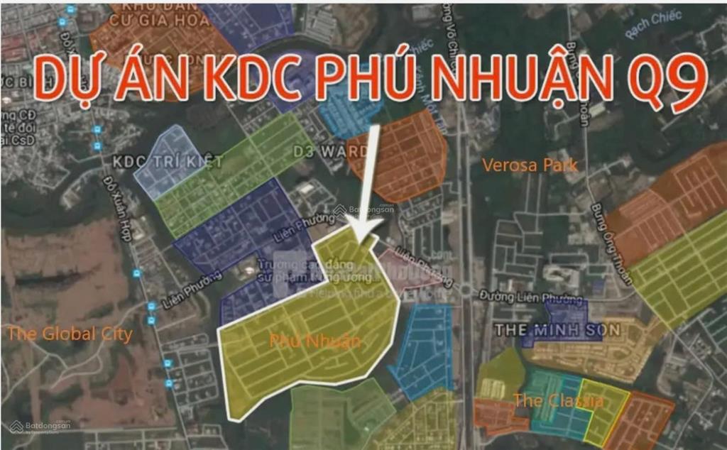 Bán đất khu biệt thự phú nhuận ngay global city giá 73tr/m2