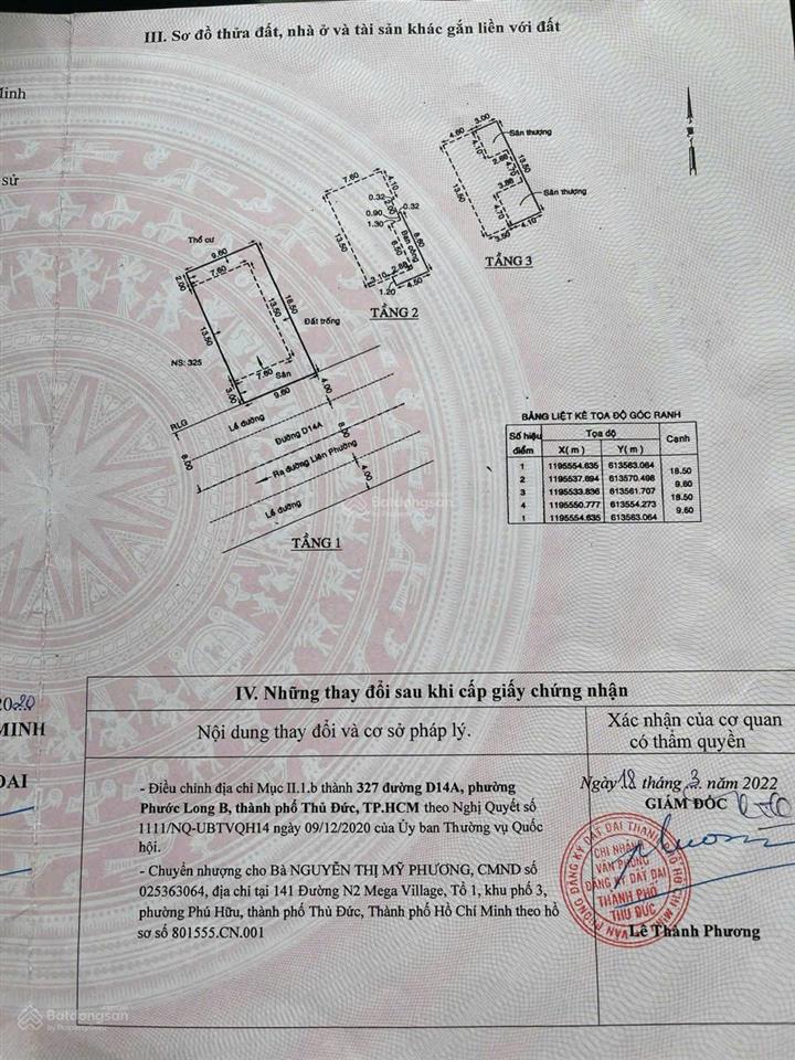 Bán biệt thự trục liên phường quận 9 cũ giá 19tỷ