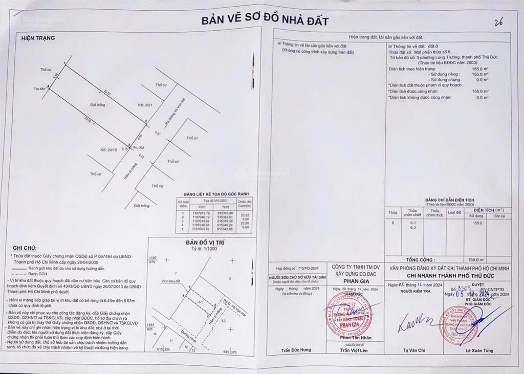 Bán đất đường võ văn hát, diện tích 6,6m x 23,5m, phù hợp xây dựng chdv