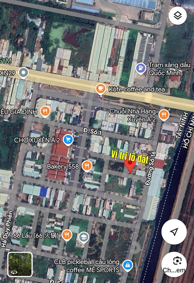 Bán lô góc 2 mặt tiền khu dân cư xuyên á  đức hòa, 100m2 giá 3,2 tỷ ngay chân cầu lớn hóc môn