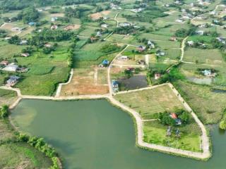150tr/lô đất rộng 100m2 mặt tiền 5m ngay cạnh hồ du lịch sinh thái