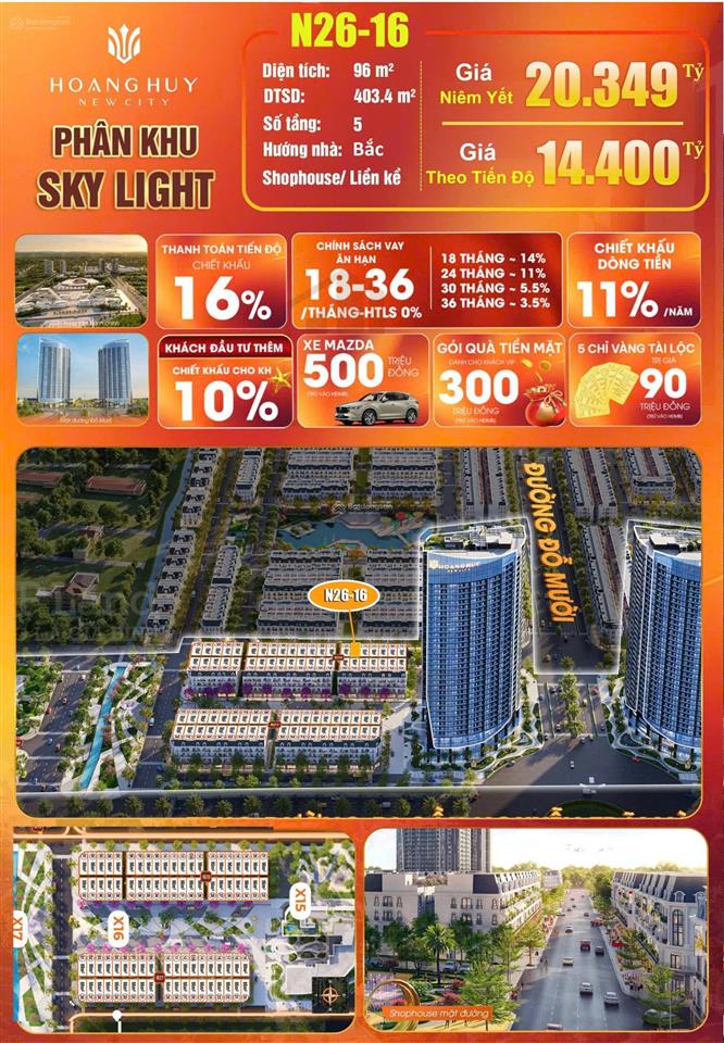 Căn đẹp hiếm có tại hoàng huy new city tại hải phòng giá siêu tốt