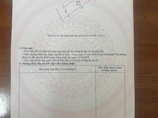 Bán đất trung oai tiên dương đông anh 81,5m2 ô tô 16 chỗ, gần ql3 võ nguyên giáp, cầu nhật tân