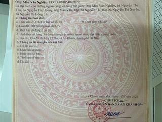 Lô góc 3 mặt thoáng  mặt liên khu 8  siêu phẩm dịch vụ an thượng  vừa lên hàng