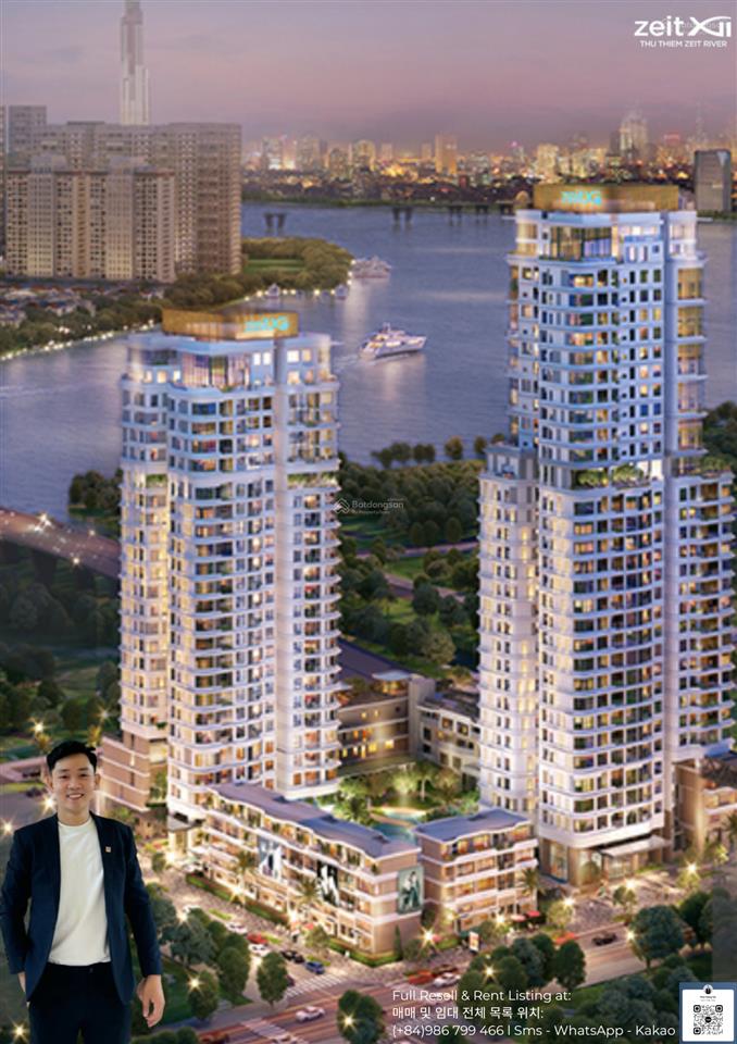 Cho thuê căn 2pn, 2wc, 97m2 tại thu thiem zeit river, giá siêu hời chỉ với 39 triệu vnd