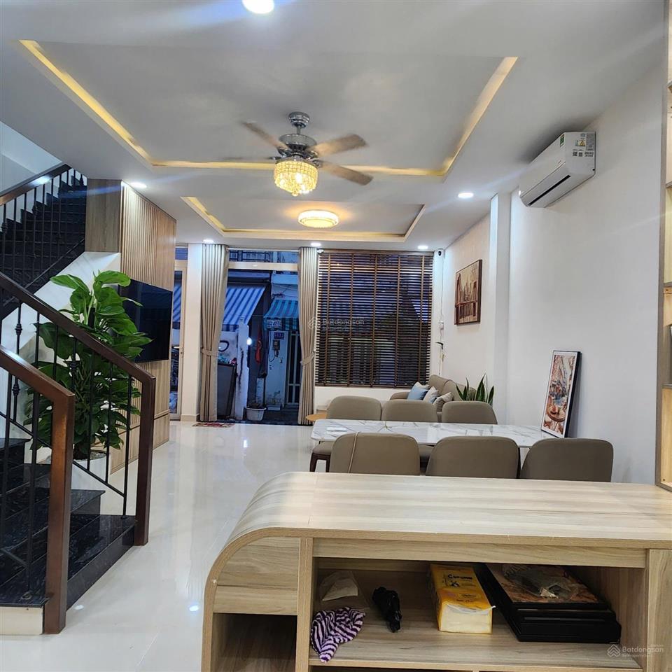 Chi 5ty95 hem xe hoi 45/le cơ an lạc, siêu phâm ngang 5.5x13m nhà mới đẹp đủ nội thất cao cấp