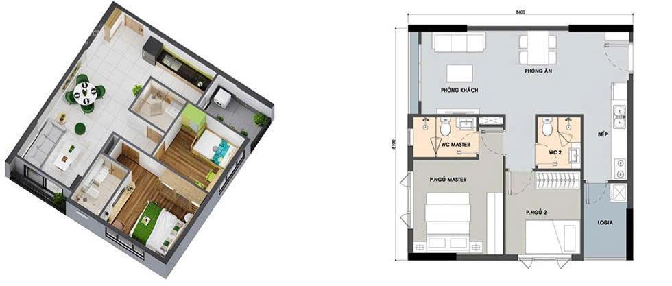 Giảm 300tr tại picity high park q12  căn góc 2pn 2wc view đẹp