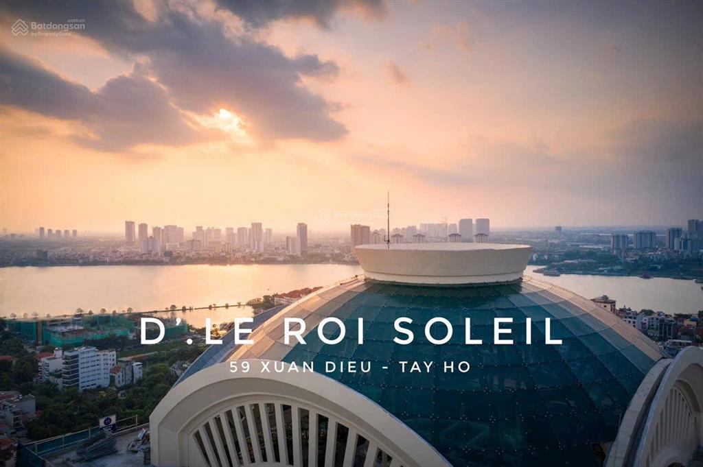 Cực hiếm! bán căn hộ 2pn2wc 88m cc d'le roi  59 xuân diệu, tầng cao view hồ tây tuyệt đẹp. 16,5tỷ