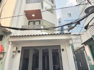 Nhà mới đẹp 4 tầng khu vip cư xá đô thành q.3  hẻm 4m thông bàn cờ, 30m ra mặt tiền  6.75 tỷ