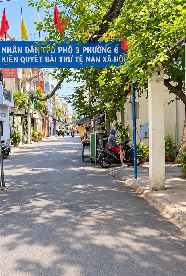 Mặt tiền tứ hải  đất thánh, giáp bắc hải  60m2  không quy hoạch, lộ giới  sổ hồng riêng