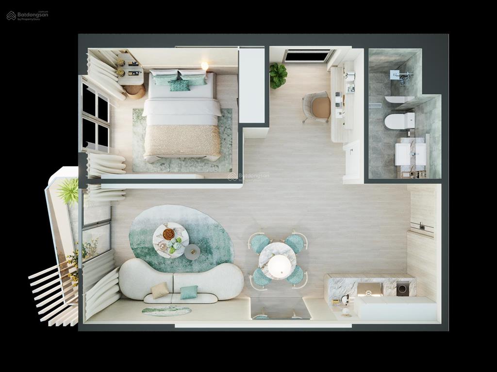 Studio 28m2 giá đầu tư, dòng tiền 20  30tr/tháng, view biển dự án meypearl phú quốc