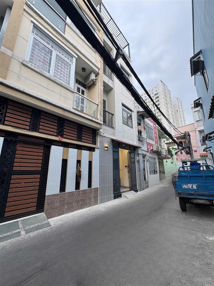 [5,5 tỷ] nhà đẹp 4 tầng cư xá lữ gia (4x7)m | hẻm thông 4m  vào ở liền