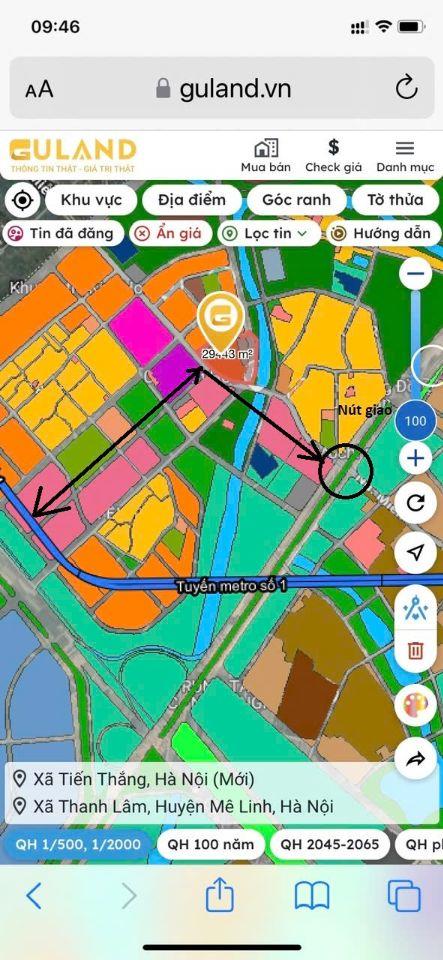 Bán Liền Kề KĐT Kim Hoa Mê Linh 102m² | View 9 Tòa Chung Cư | Gần Vành Đai 4 & Metro Số 1 | Giá 7,5 Tỷ