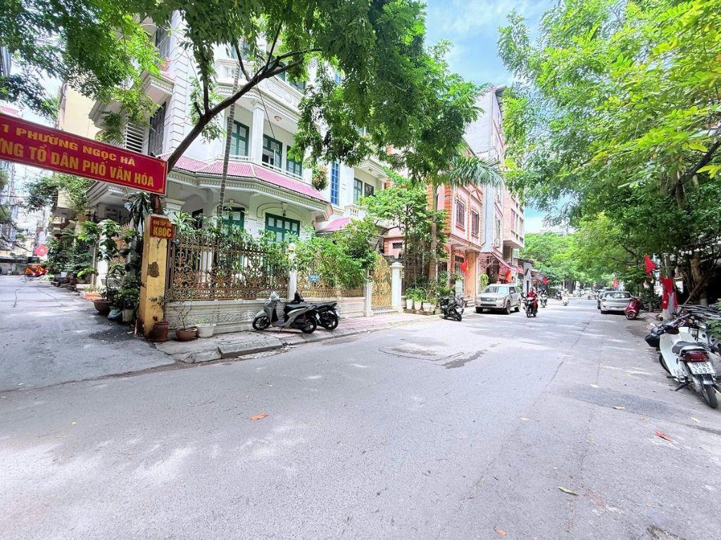 🏡 BÁN BIỆT THỰ LÔ GÓC VĨNH PHÚC – BA ĐÌNH | 128M² | MT 13M | 69,5 TỶ 