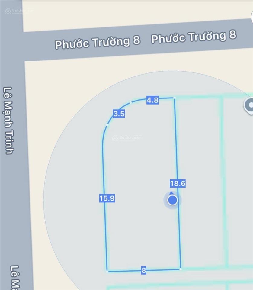 Góc 2mt lê mạnh trinh 7.5m & phước trường 8 5.5m 143m2 ngang 8m 31tỷ