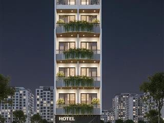 Bán khách sạn mặt phố hồ nghinh, đối diện bãi tắm phạm văn đồng 120m2 6*17 6tầng 37tỷ6