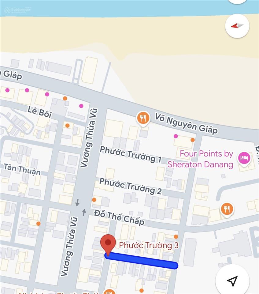 Bán gấp lô đất phước trường 3, view biển cách biển chỉ 150m 119m2 18tỷ