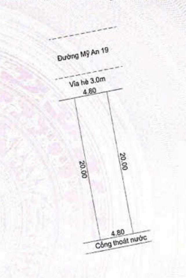 Chỉ 9.6 tỷ cho mặt tiền mỹ an 19 96m2 ngay bờ khán đài view pháo hoa và tháp 69 tầng