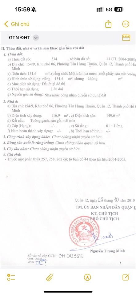 Bán nhà mt nội bộ 140m2, 9ty5 tl