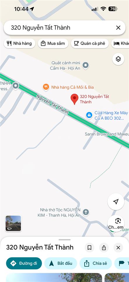 Chính chủ bán đất mặt tiền nguyễn tất thành hội an