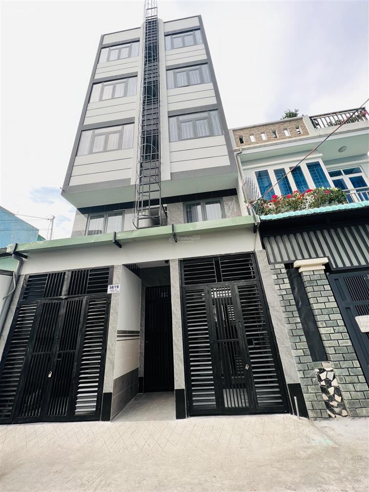 Hoàng diệu 2  chdv mới keng 5 tầng, thang máy có 24 phòng (6x22)m gần đh ngân hàng